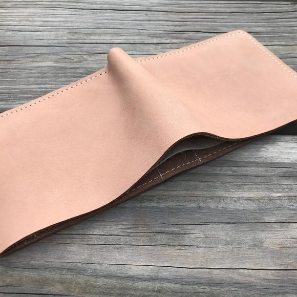 Men Wallet Bifold All Leather Card Holder Purse - Picture 7 of 13